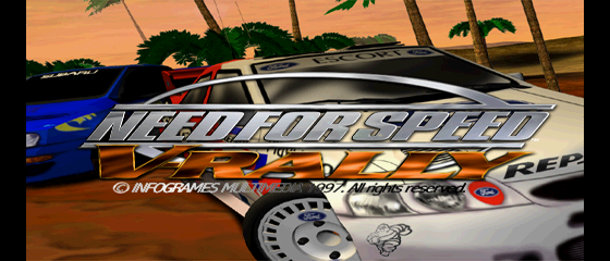 Need for Speed: V-Rally Title Screen